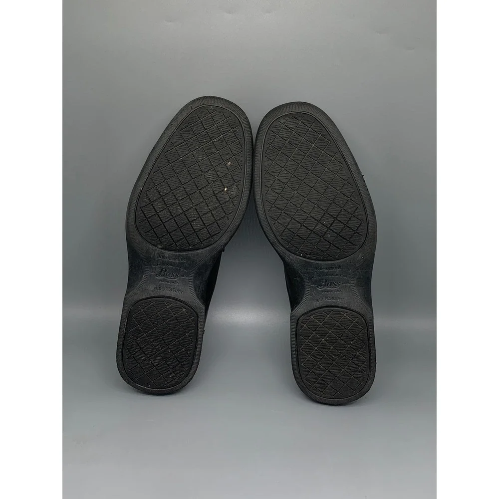 G.H. Bass Mitch Black Leather Oxford Shoes Men's Sz 10.5